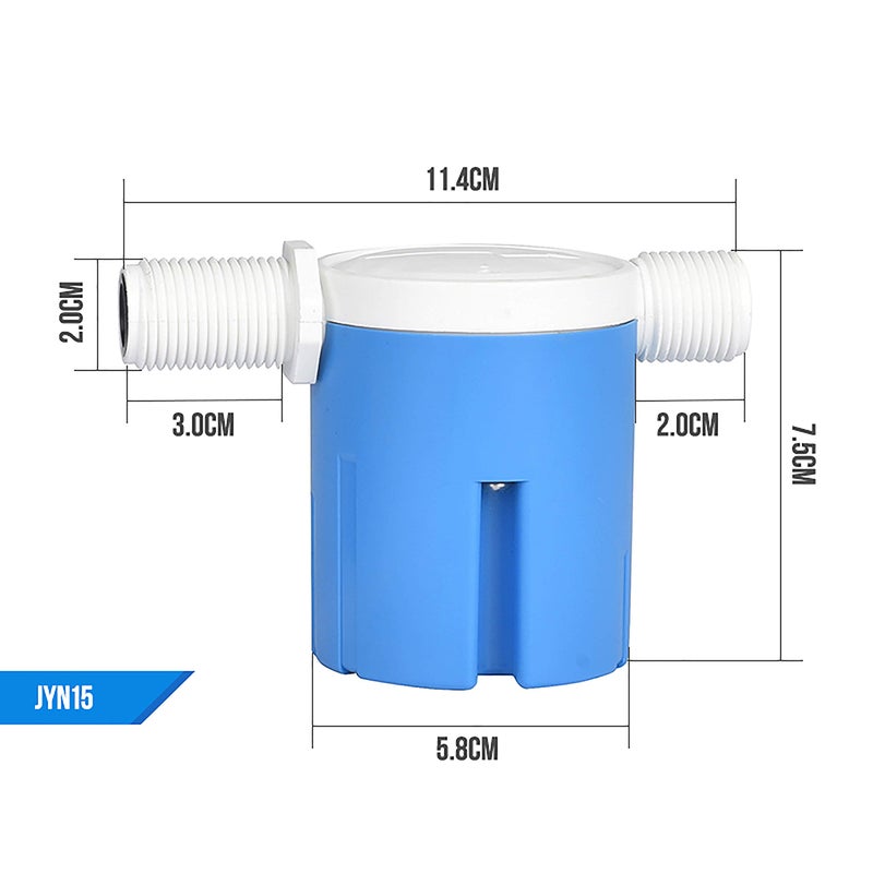 IMXMI 1/2" Automatic Water Level Control Valve - Inside Type, Float Valve for Water Tank, Solar Energy, Auto Pot, Aquarium - Image 2